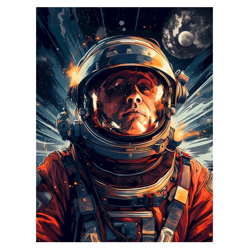 Astronaute de sortie dans l’espace