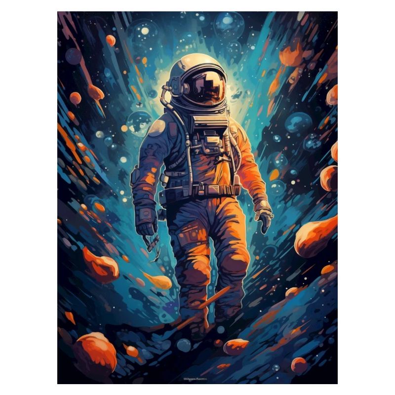 Astronaute de sortie dans l’espace