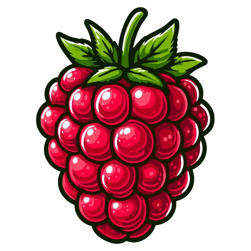 Raspberry, fruit