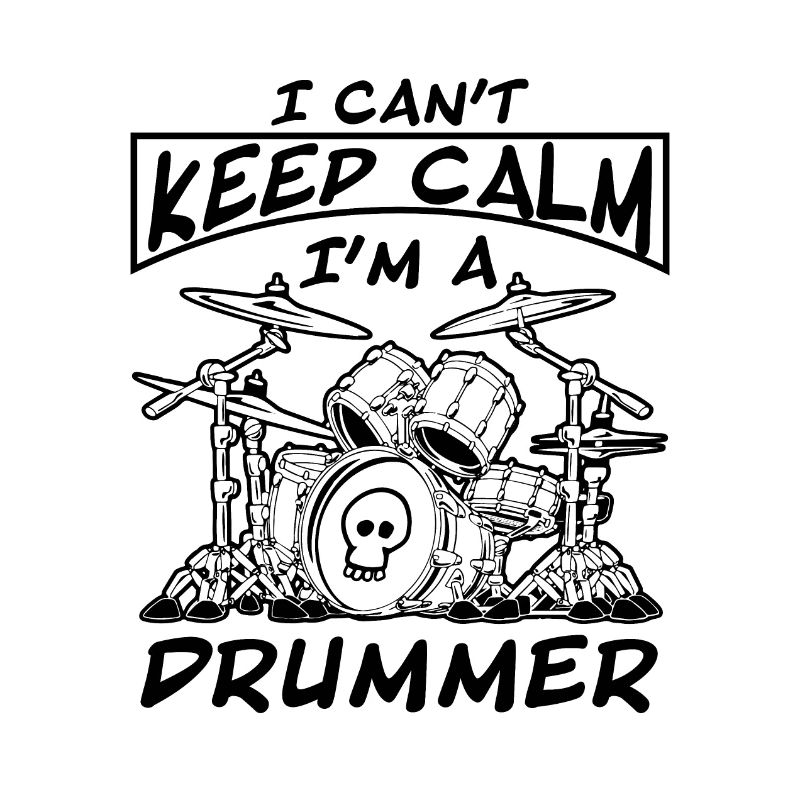 I Can't Keep Calm I'm a Drummer Tee