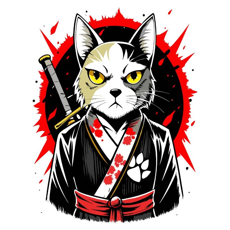 Samurai cat