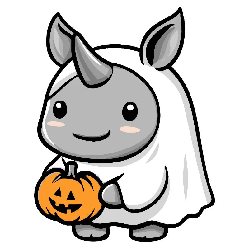 Nashorn Halloween Comic Geist