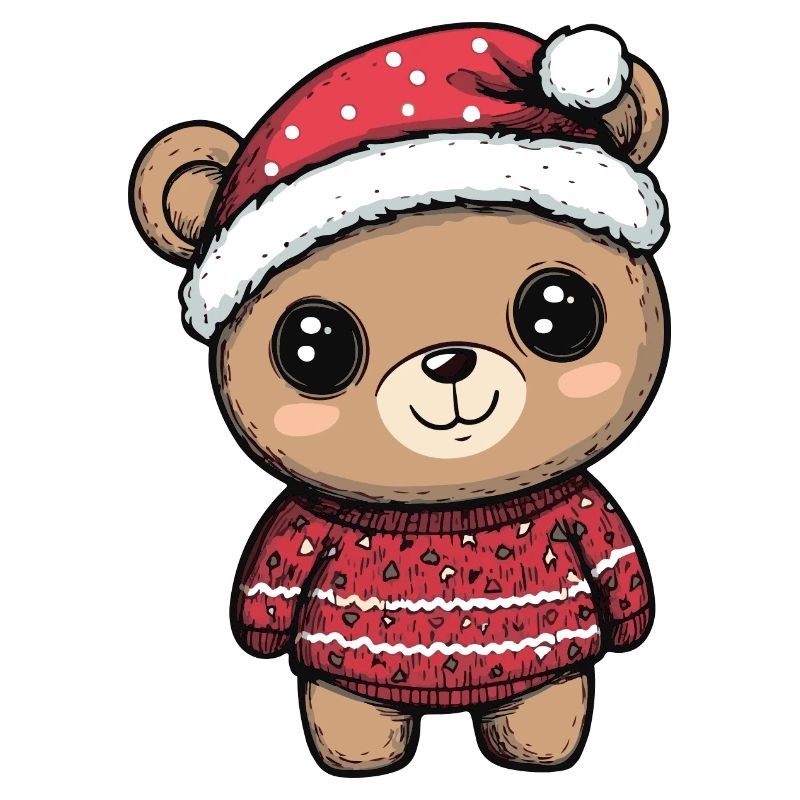Bande dessinée de Noël ours