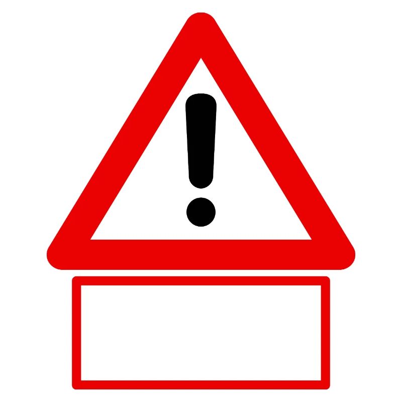 Warning! Custom text! 2 lines 🚧