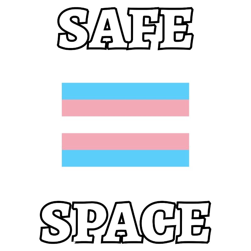 DRAPEAU TRANS SAFE SPACE