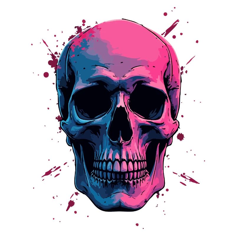 Neon Skull