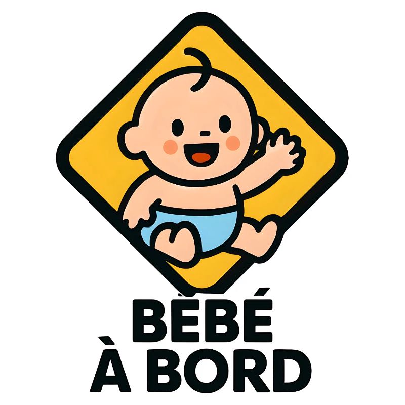 Bébé à Bord Icône Douce
