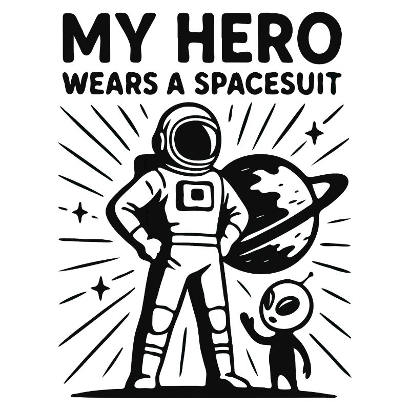 Héros de l’espace en combinaison spatiale
