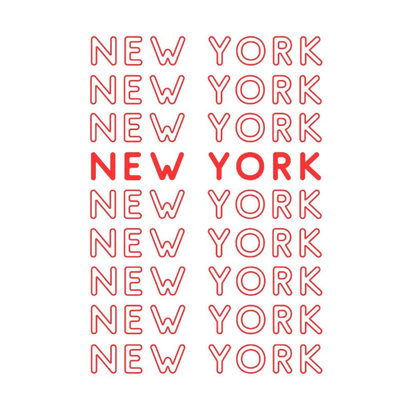 New York Grid Pattern