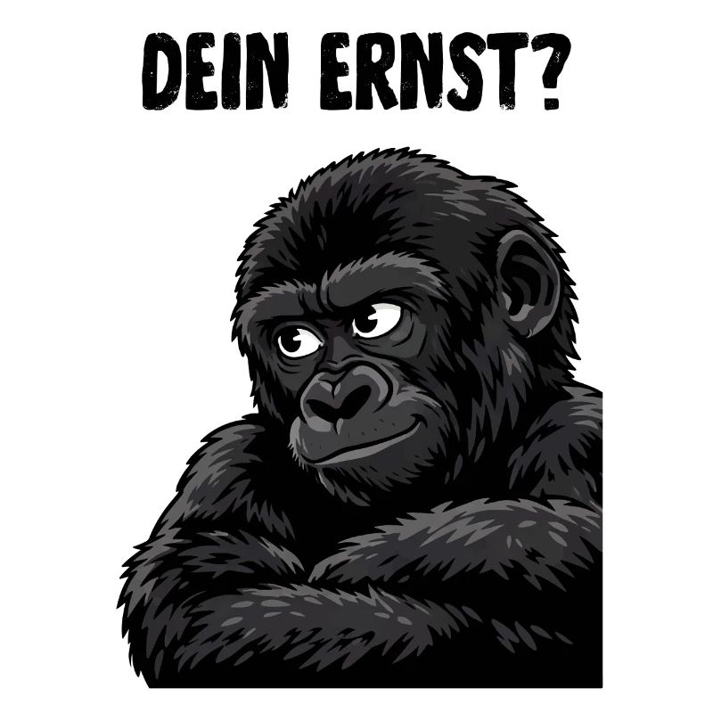 Monkey with a skeptical look - you're serious?