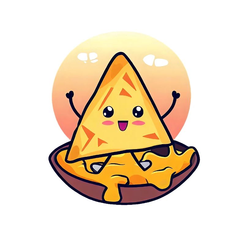 Chips de nacho dans un bain de fromage crémeux