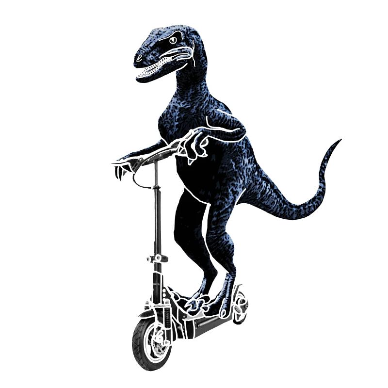 Elektroroller E-Roller Dino Raptor Geschenkidee