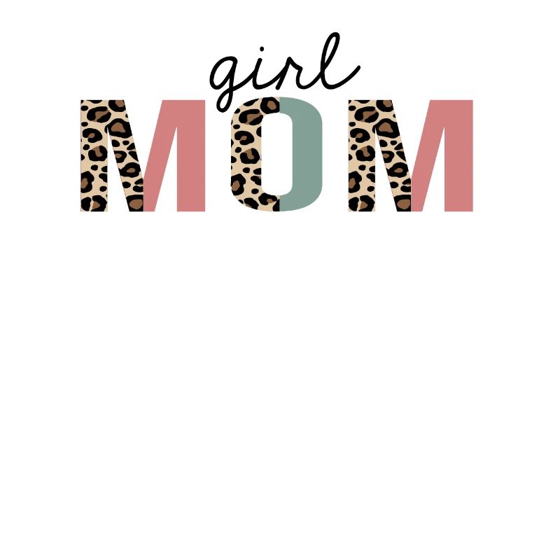 Mädchen Mama Leopard Print Lustig