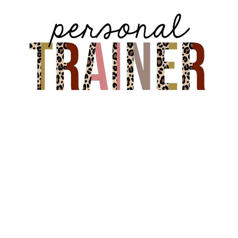 Personal Trainer Leopard Print Funny