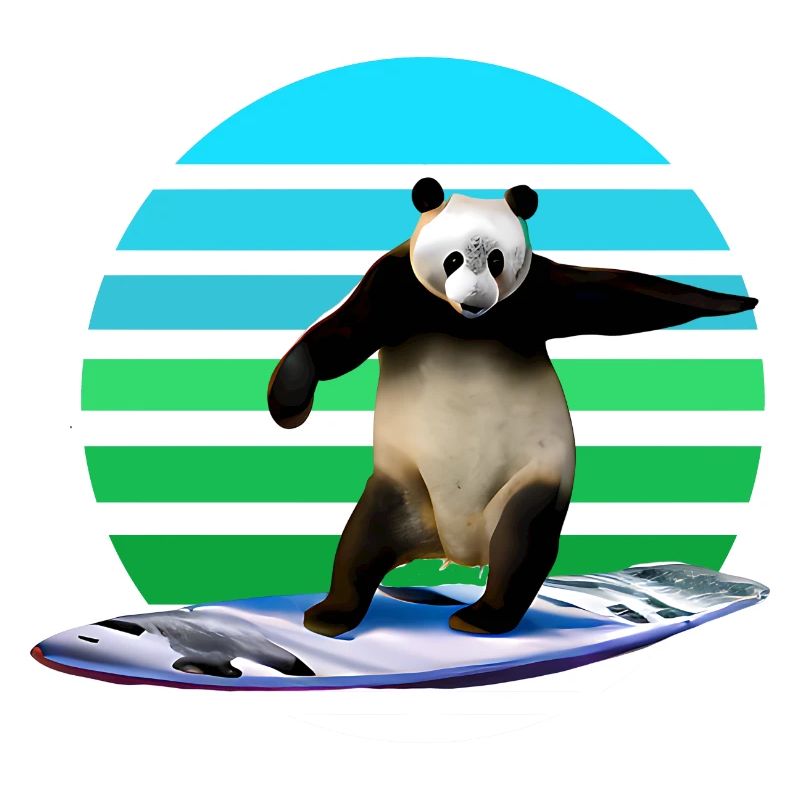 Panda Surfer