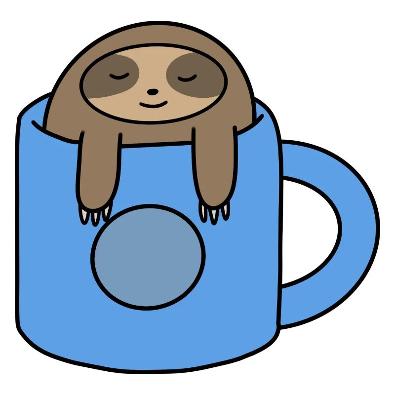 Sloth In a Mug.