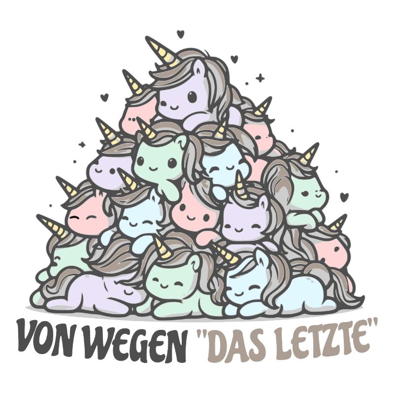 Lustiger Einhorn Spruch