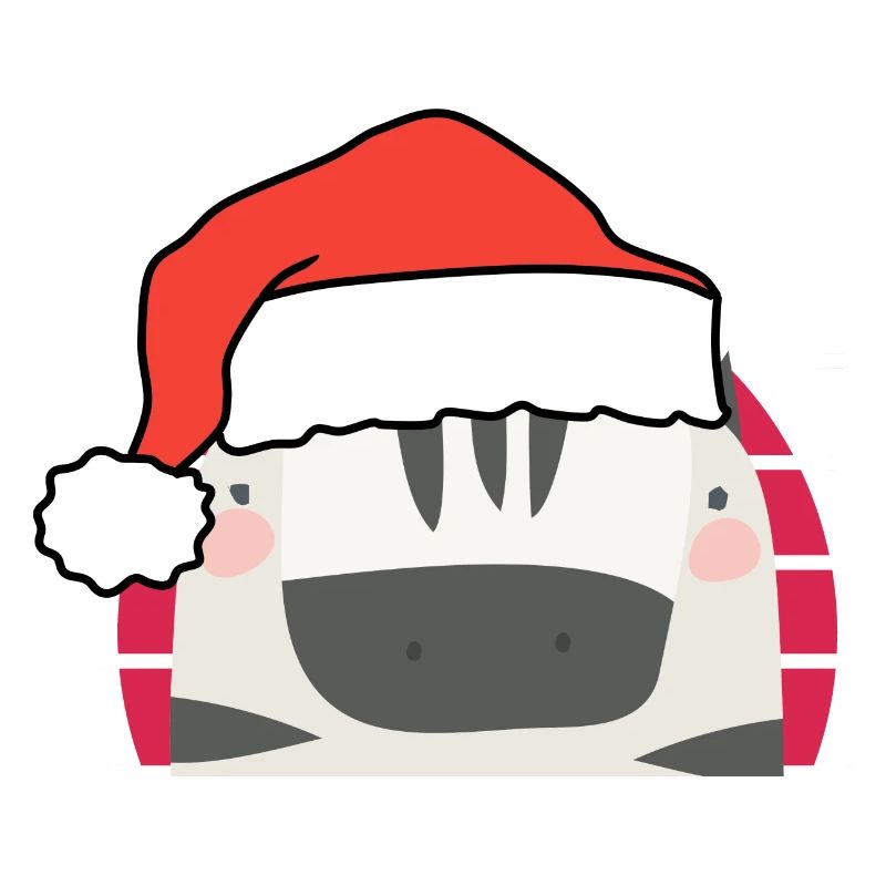 Christmas Zebra