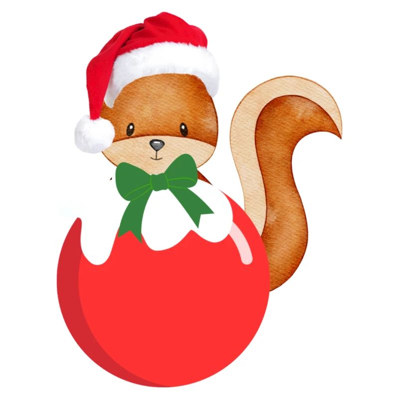 Weihnachtseichhörnchen, Weihnachten, Eichhörnchen