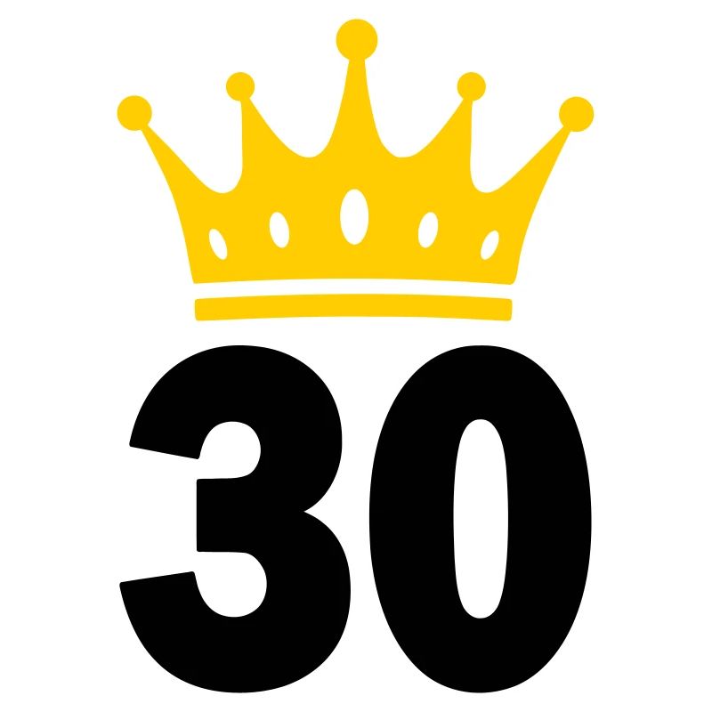 30 Krone 30. Geburtstag 30 Jahre
