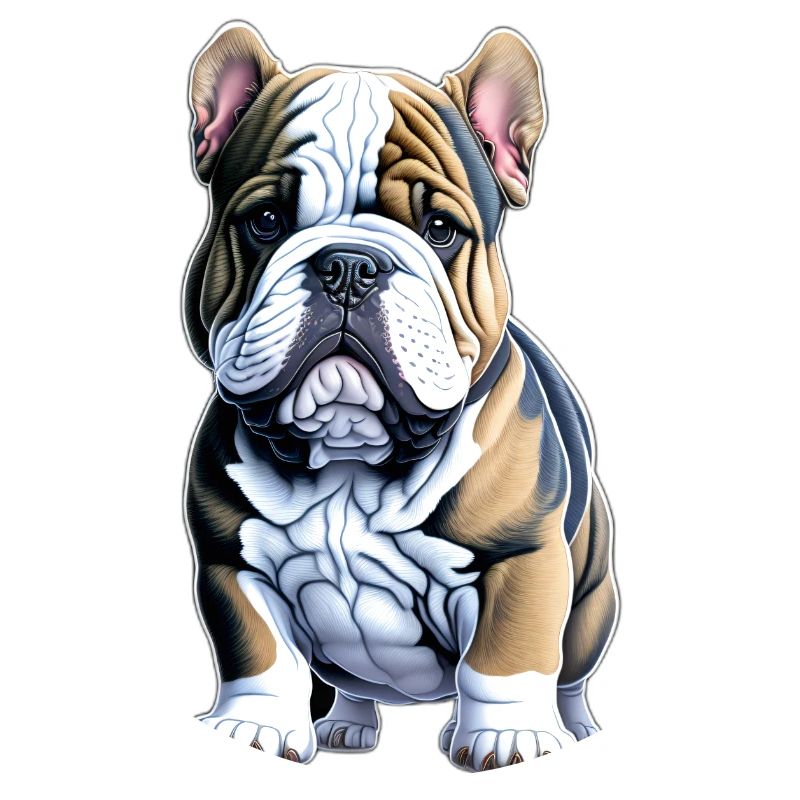 Mignon chiot bouledogue