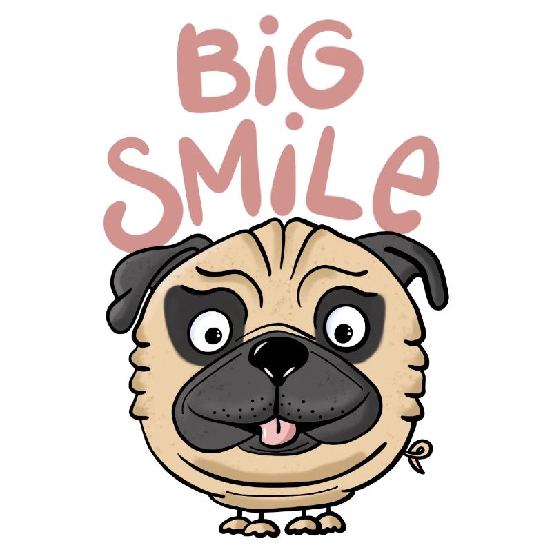 Mops Big Smile