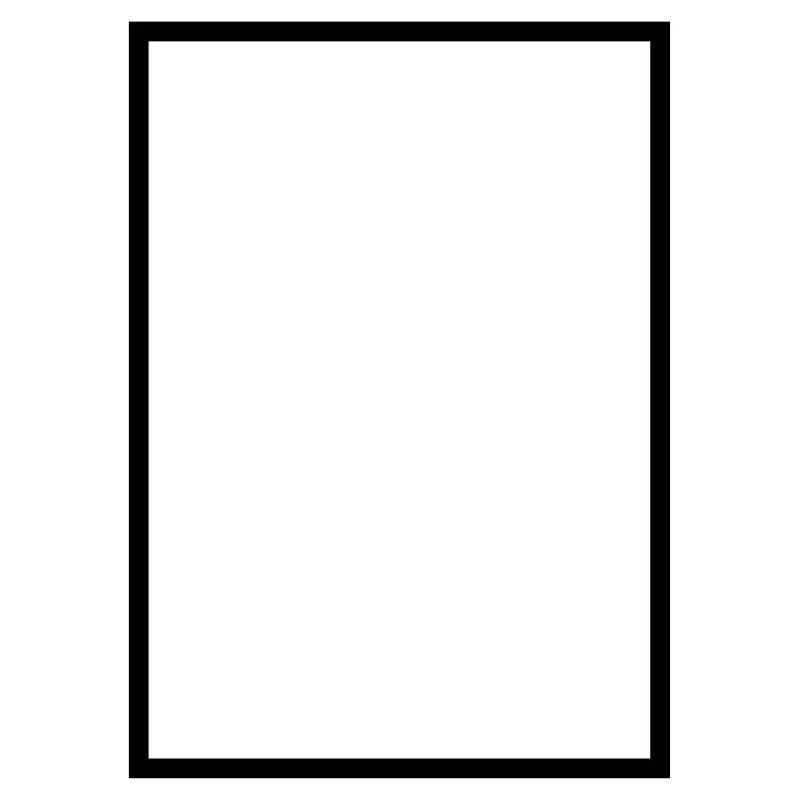 Mathématiques - icône rectangle