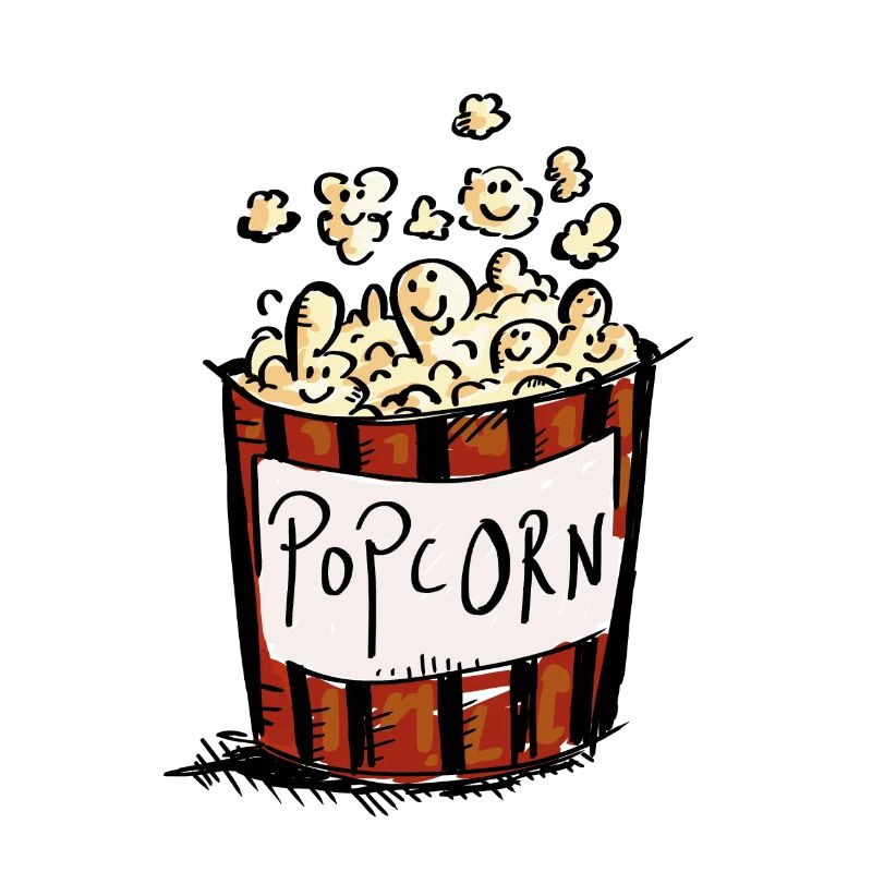 Big popcorn snack bag - sweets - sugar