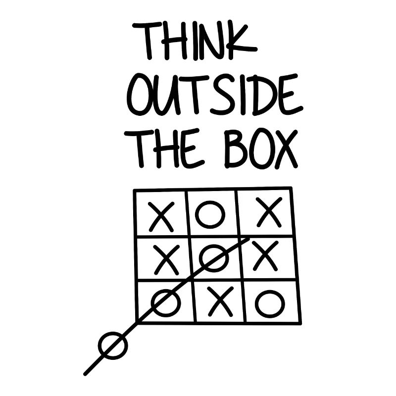 Think Outside The Box, gift tic tac toe game