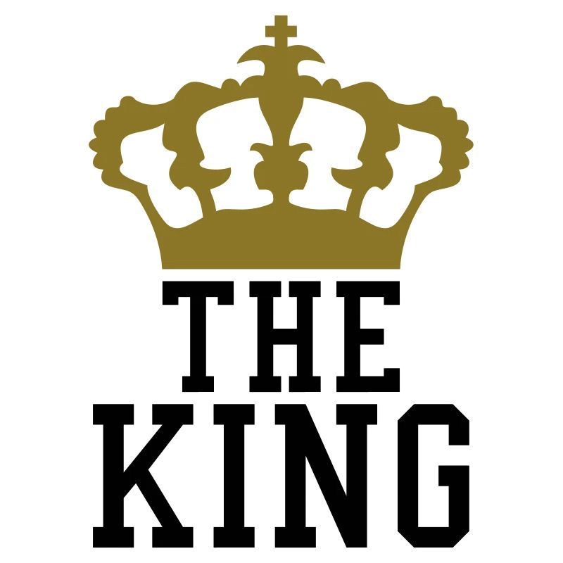 La conception de la couronne du roi textlogo refro