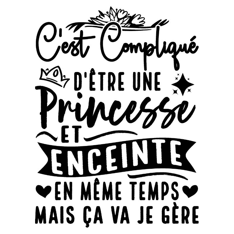 Princesse Enceinte Annonce Grossesse Future Maman