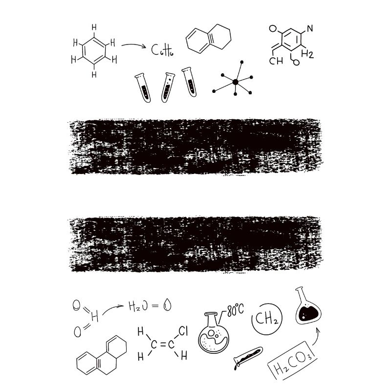 Chimie Arrière-plan Formule structurelle Bannière