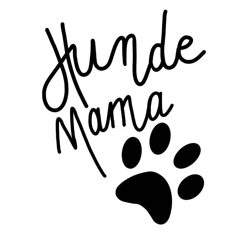 Hunde Mama mit Pfote