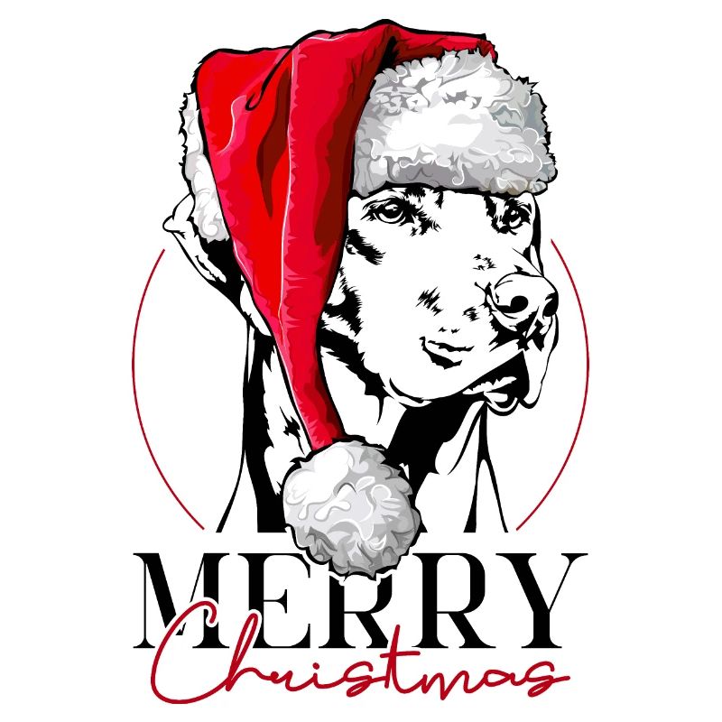 Santa RHODESIAN RIDGEBACK Joyeux Noël Wilsigns
