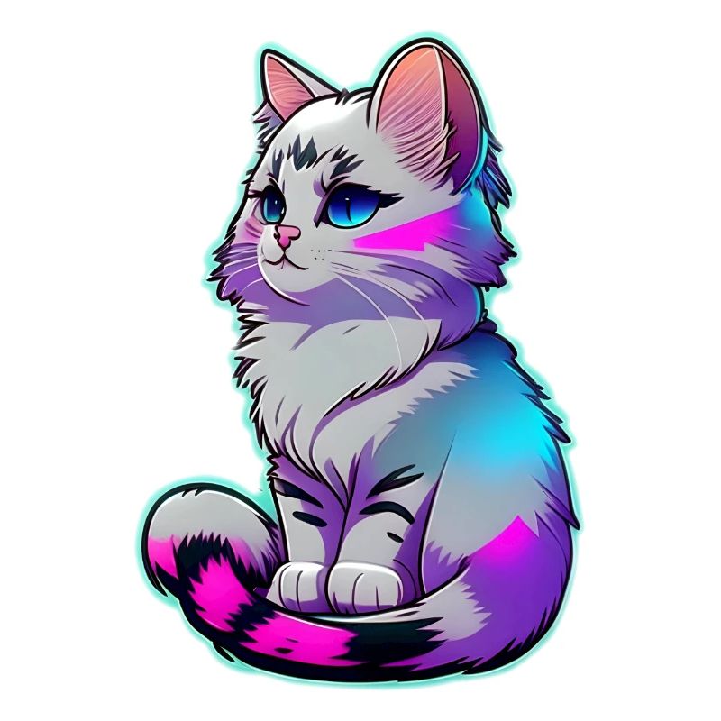 mignon petit chat gris