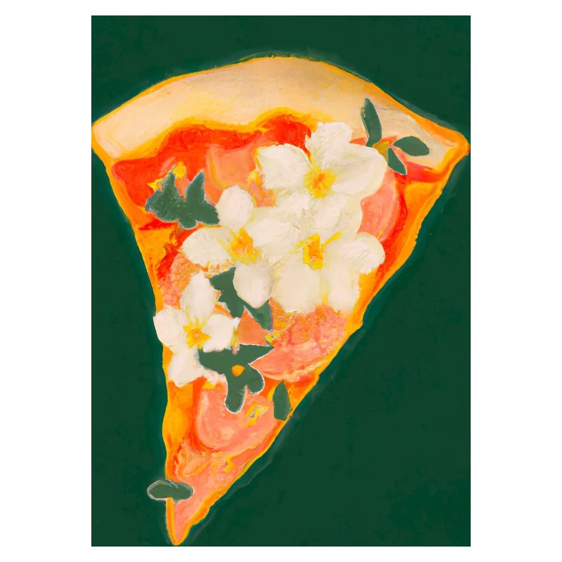 Blümchen-Pizza