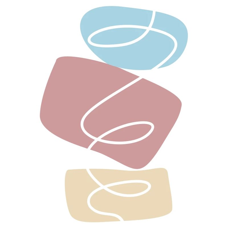 Abstract Design Stacking Stones
