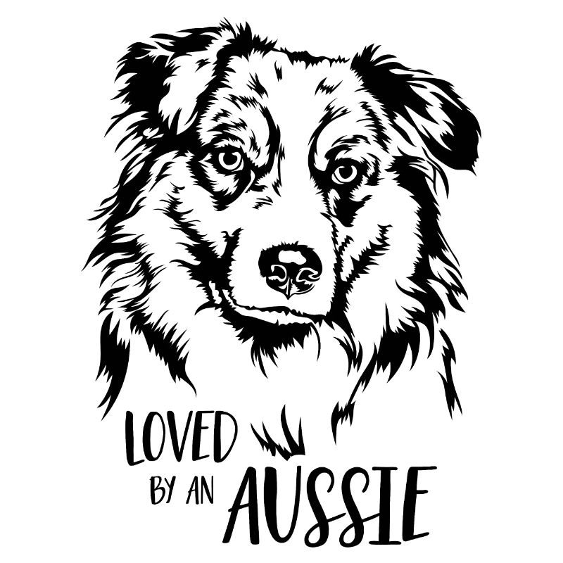 Australian Shepherd loved by an Aussie Wilsigns