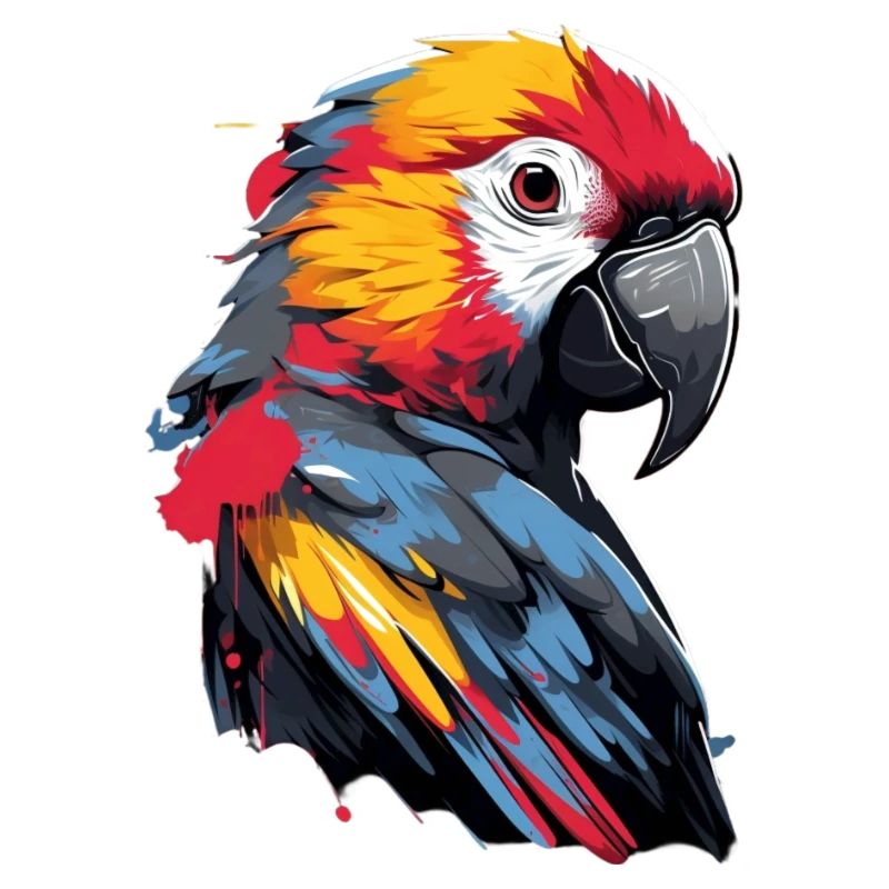 Graffiti Parrot