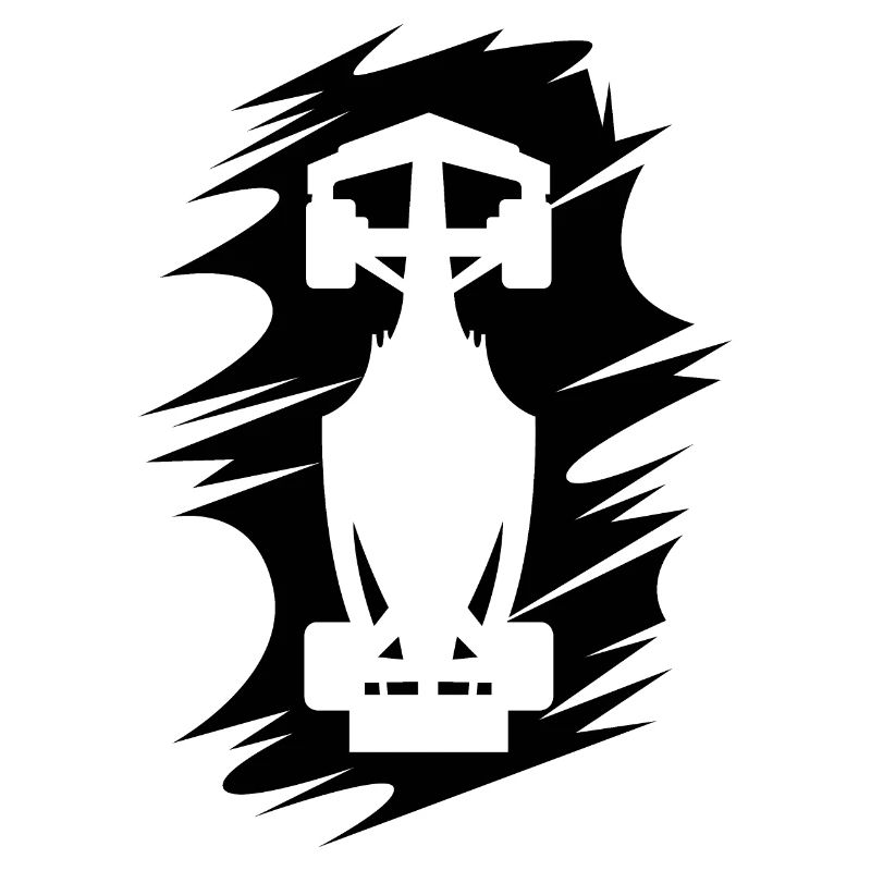 Formula car racing smudge effect icon icon logo
