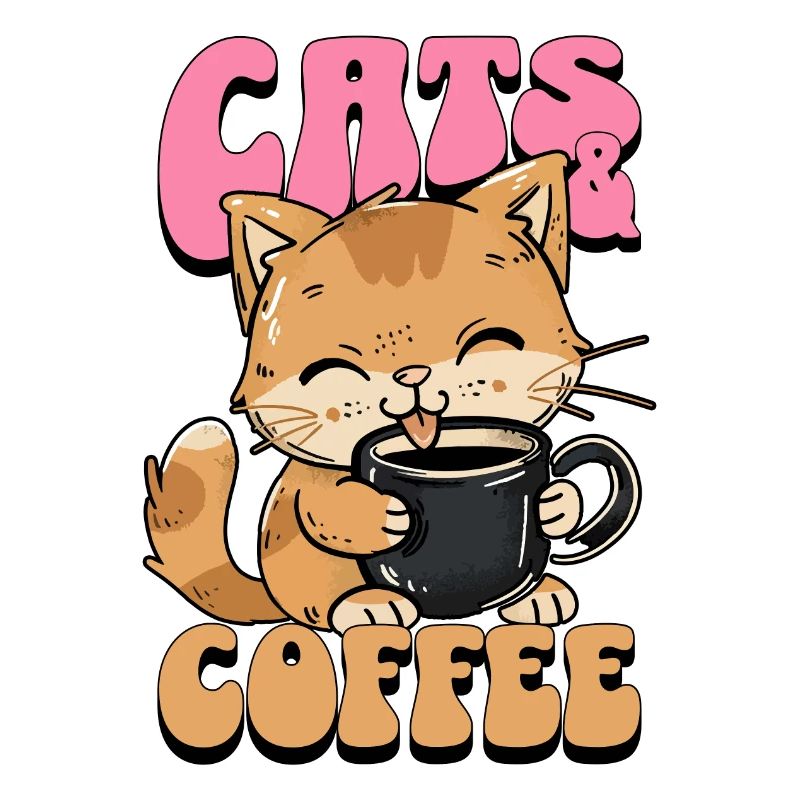 Cat Coffee Cat Lover Coffee Lover