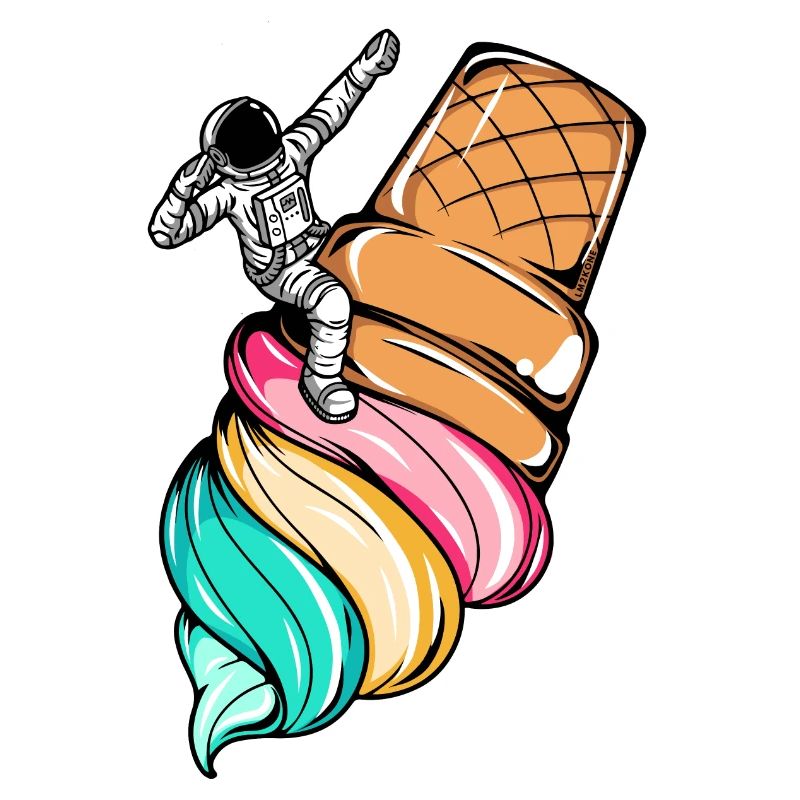 Space Ice Astronaut