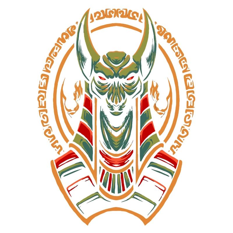 Hiéroglyphe égyptien drapeau du Nil pyramide du pharaon Le Caire
