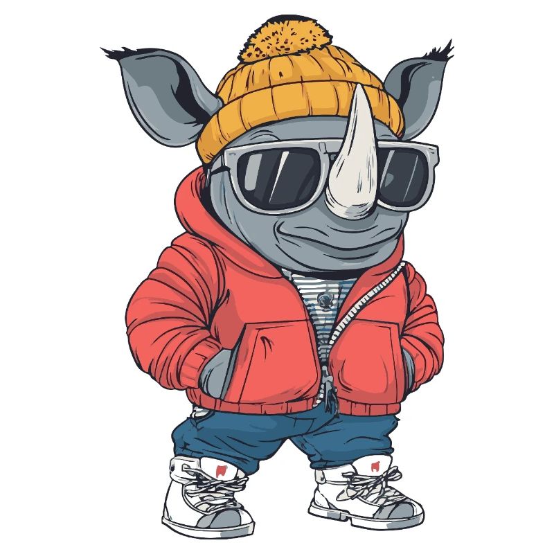 Rhino Cool Comic