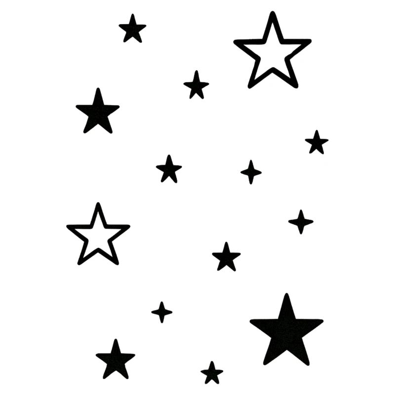 Star Scatter Pattern Design