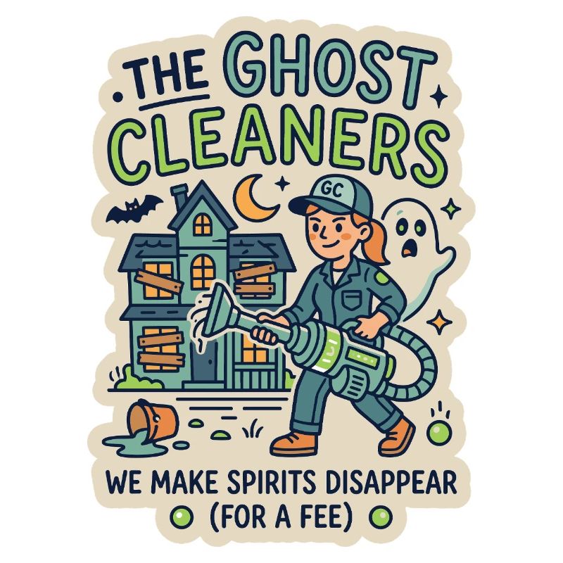 Humour de Ghost Cleaner Ghost Hunter