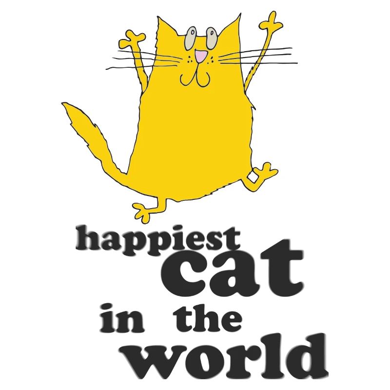 Le chat le plus heureux du monde