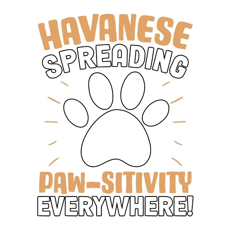 Havanese Spreading Paw-sitivity everywhere!