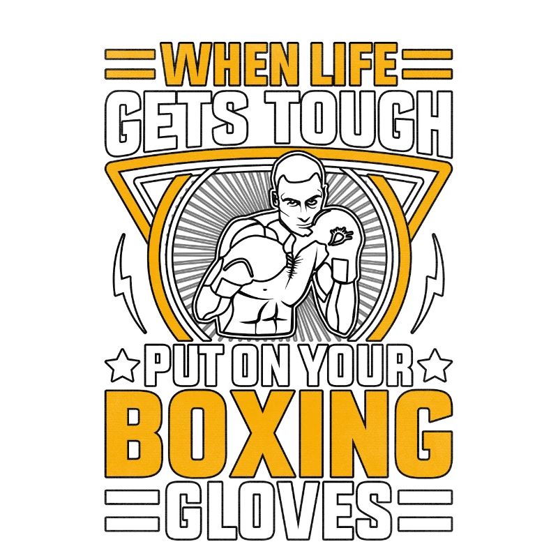 Wenn das Leben hart wird, ziehen Sie Ihre Boxhandschuhe an