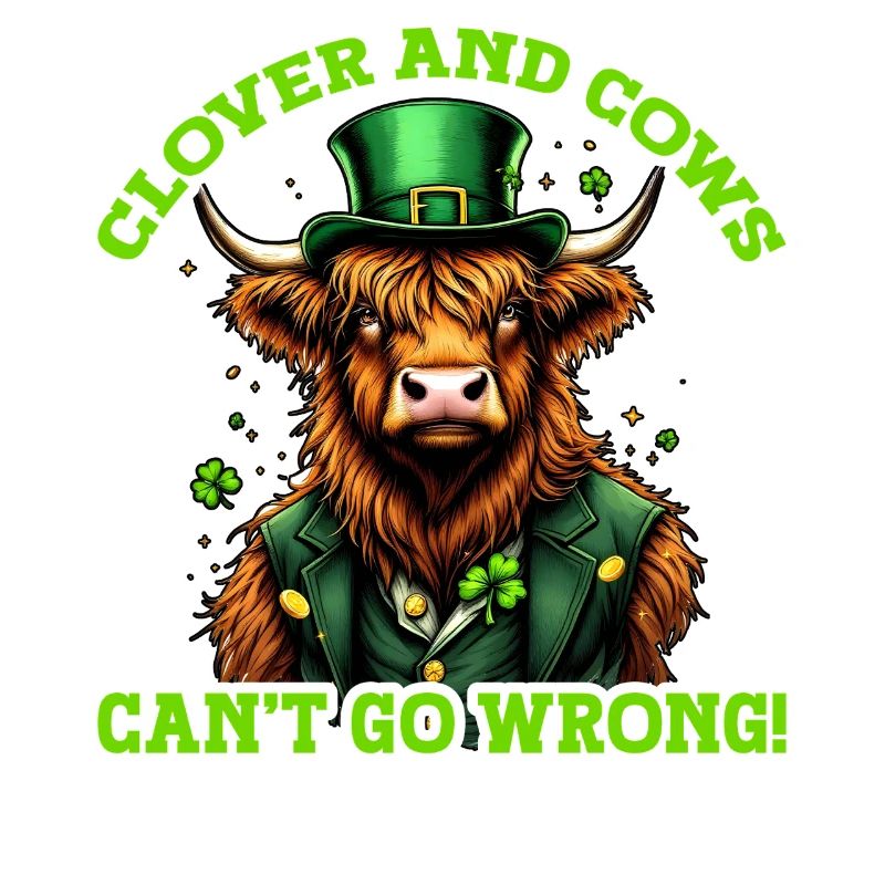 Clover and Cows can't go wrong